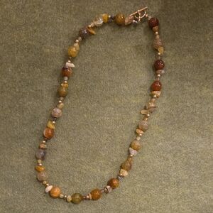 Elegant Multi-Color Beaded Necklace